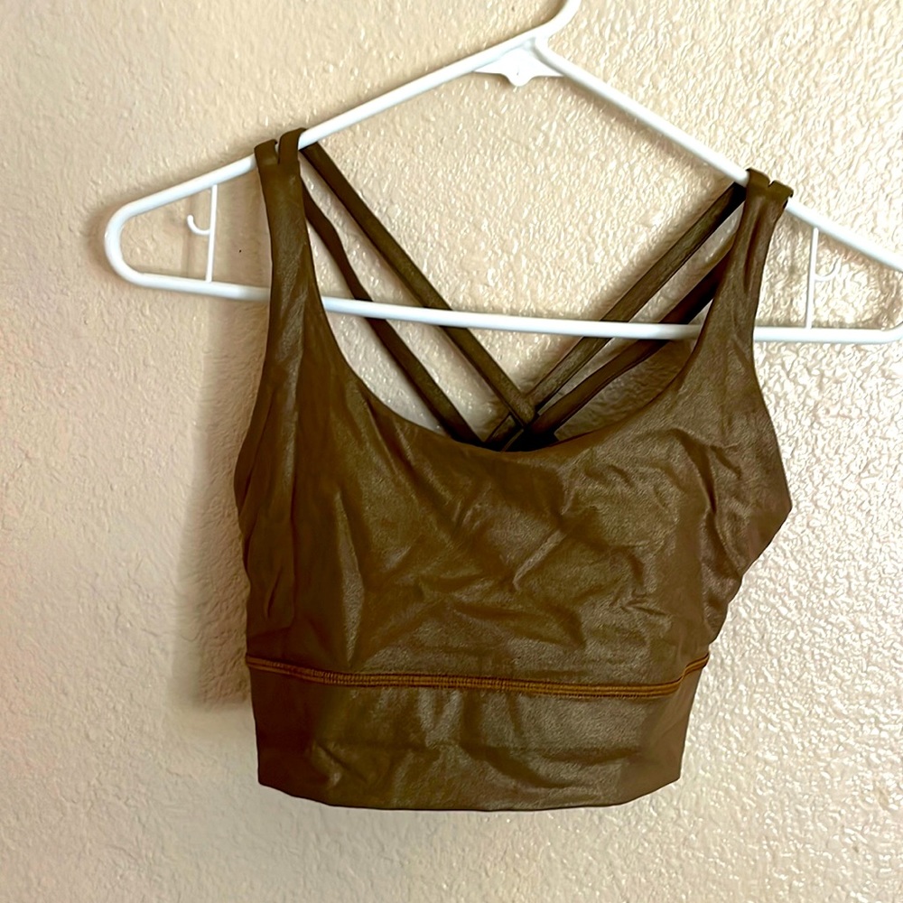 Gold Lululemon Sport Bra